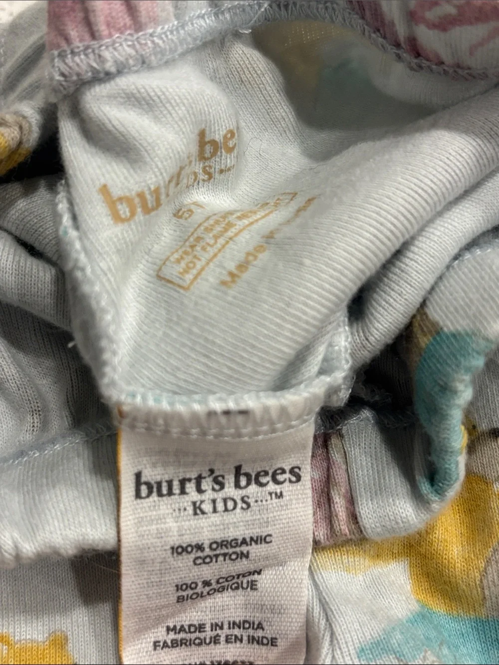 Burt’s Bees girls Pajamas set